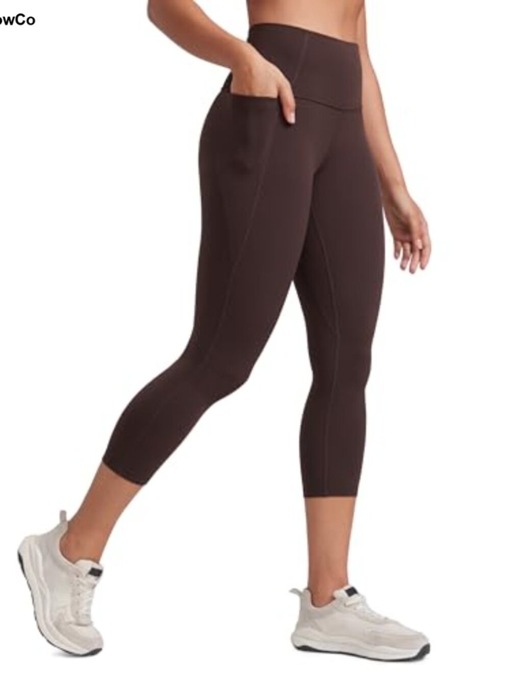 High Rise Capri Leggings with Pockets Butterluxe 21"